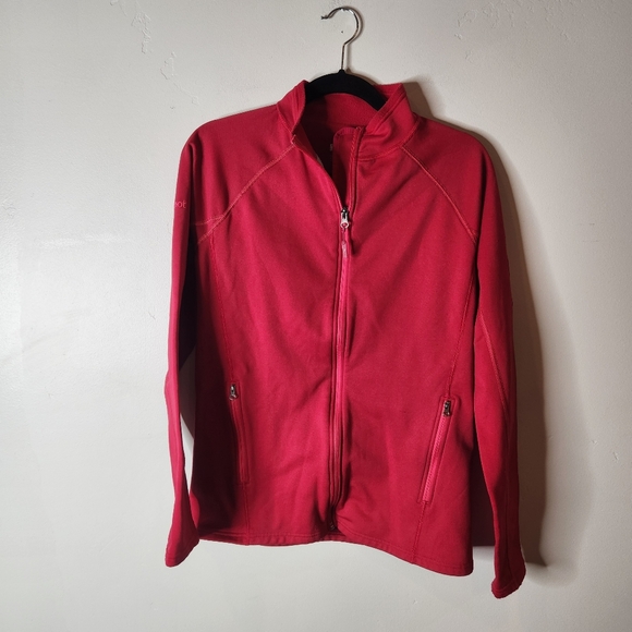 Marmot Jackets & Blazers - Marmot Red Full Zip Lightweight Jacket W/Pockets Womens Size Large